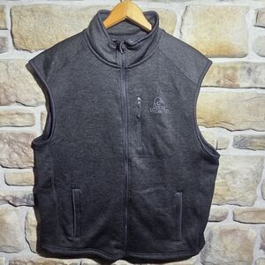 Ducks Unlimited Men’s Dark Gray Fleece Vest